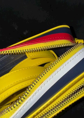 Beden sarı Renk Tommy Hilfiger Deri Çanta
