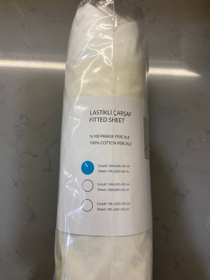 Boyner Ekru Lastikli Çarşaf - Görsel 2