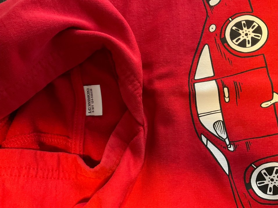 LCW Kapüşonlu Kırmızı Erkek Çocuk Sweatshirt - Görsel 2