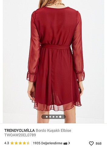 s Beden bordo Renk Trendyolmilla