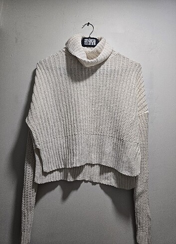 Lcw boğazlı crop kazak