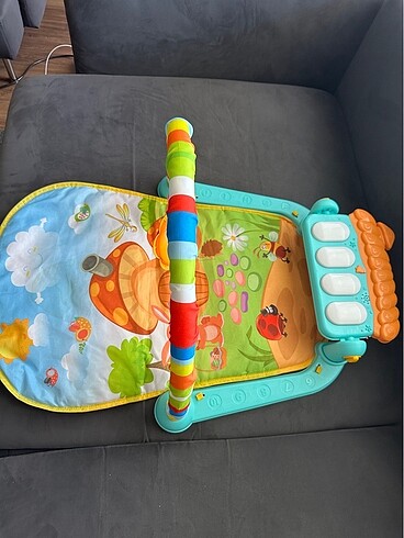 Babycim sevimli piyanolu sesli ışıklı aynalı oyun halısı