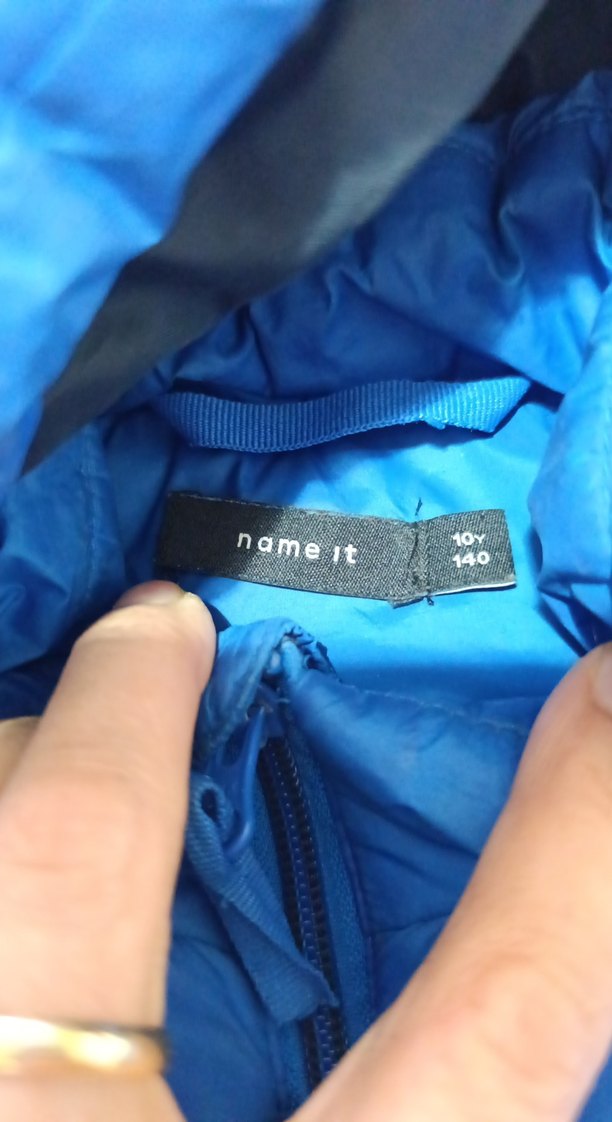 Erkek Çocuk Mavi Kapüşonlu Fermuarlı Mont - Görsel 3