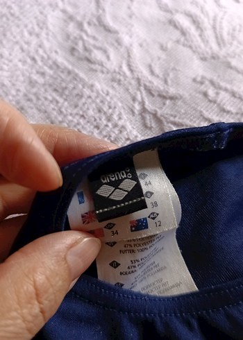 Kadın Lacivert Strappy Spor Mayo - Görsel 5