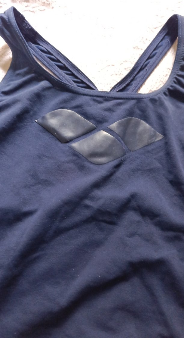 Kadın Lacivert Strappy Spor Mayo - Görsel 2