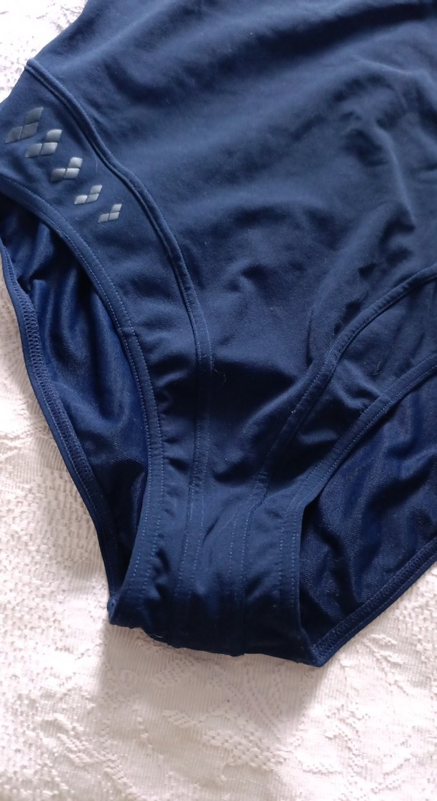 Kadın Lacivert Strappy Spor Mayo - Görsel 3