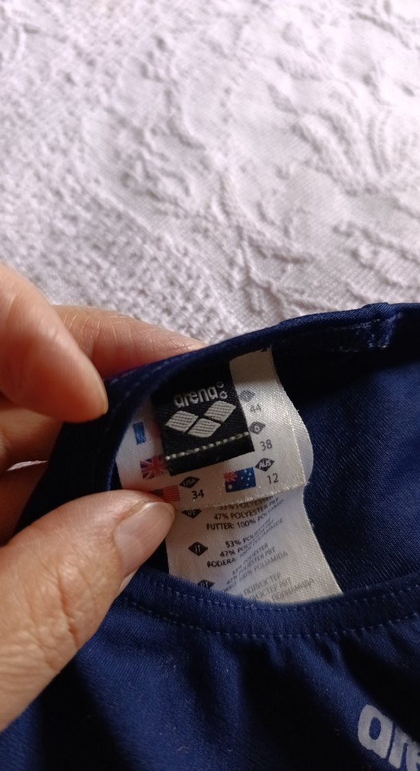 Kadın Lacivert Strappy Spor Mayo - Görsel 5