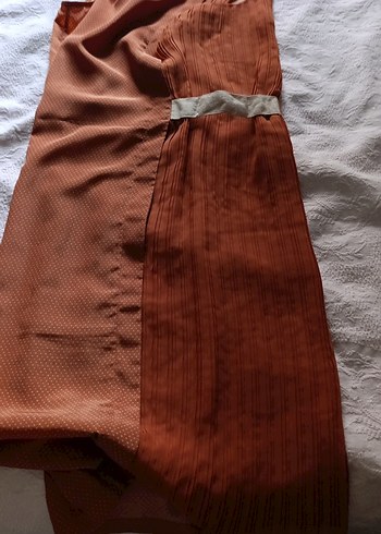 Yargıcı 36beden şık detaylı yazlık elbise - Görsel 7