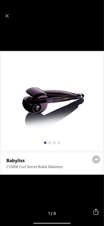 Babyliss curl secret maşa