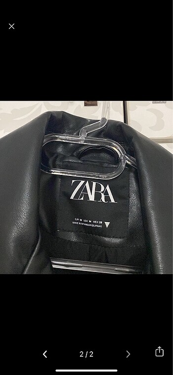 Zara Zara deri ceket