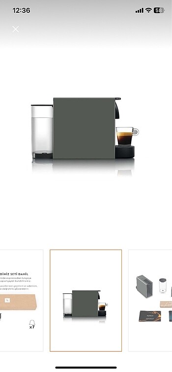 Beden Nespresso kahve makinesi