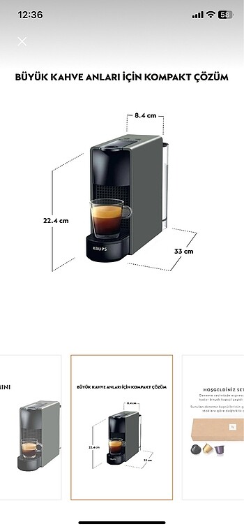 Nespresso kahve makinesi