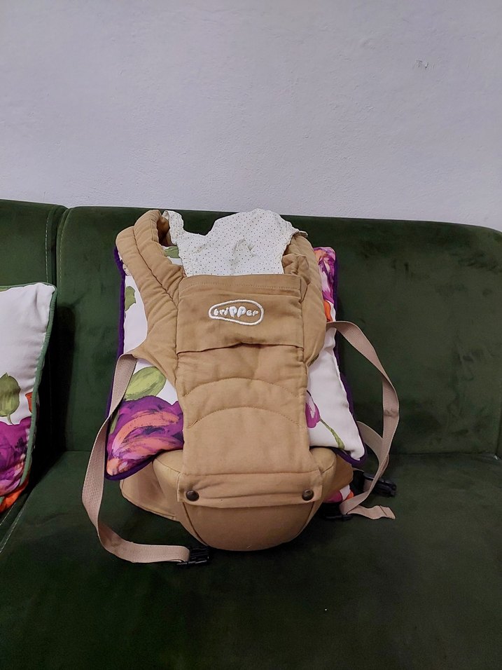 Açık Kahverengi Bebek Taşıyıcı - Görsel 2