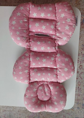 Yıldız Desenli Pembe Bebek Uyku Matı - Görsel 3