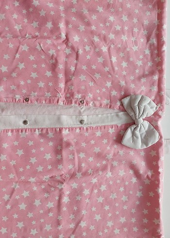 Yıldız Desenli Pembe Bebek Uyku Matı - Görsel 5