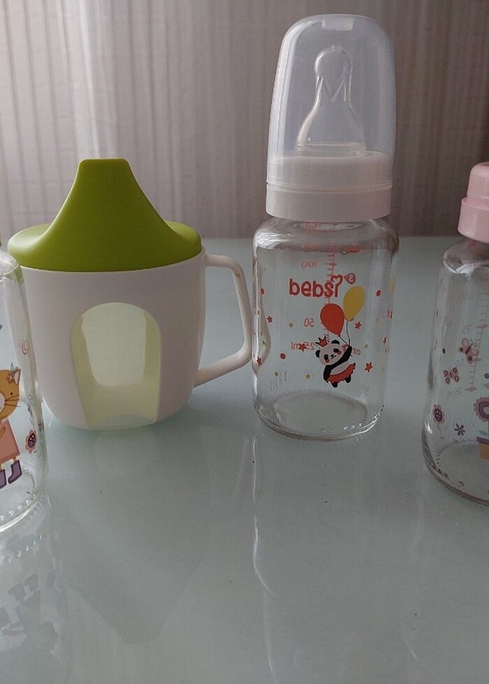 125 ml cam biberon - Görsel 2