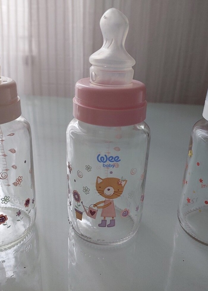 125 ml cam biberon - Görsel 3