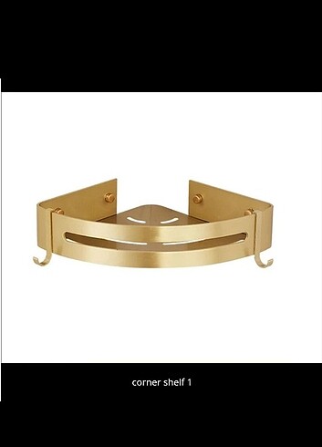 Gold duş rafı