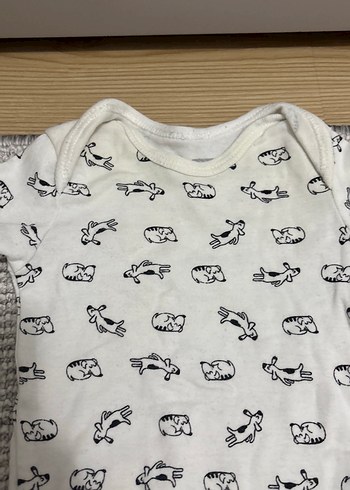 Düğmeli Kısa Kollu Bebek Body Seti - Görsel 2