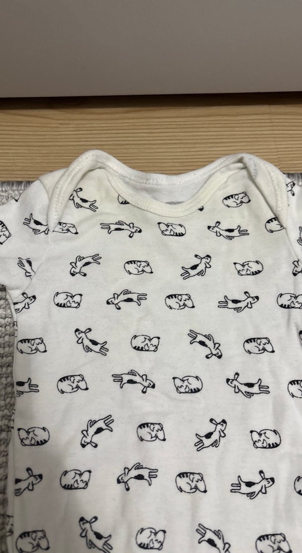 Düğmeli Kısa Kollu Bebek Body Seti - Görsel 2