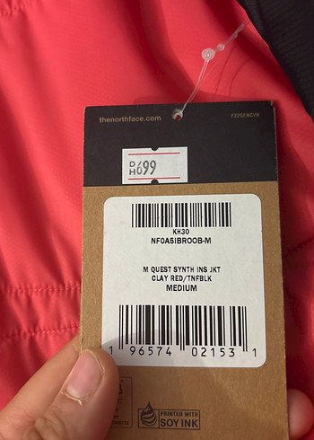 Kırmızı Siyah Erkek Kayak Montu - Görsel 4