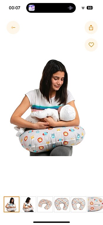 Fisher price emzirme minderi - Görsel 2