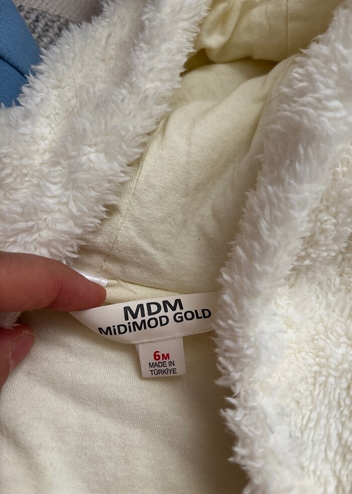 Tüylü mont - Görsel 4