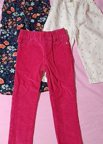 24-36 Ay Beden pembe Renk 3 pantolon 