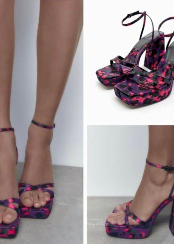 Zara Platform Topuklu Kadın Ayakkabı - Görsel 5