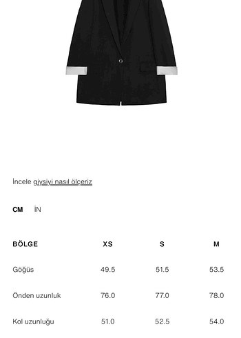 Zara desenli manşetli blazer - Görsel 6