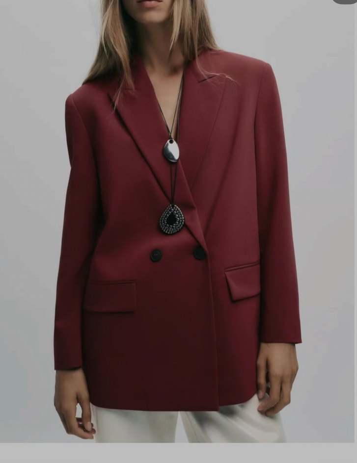Zara kruvaze oversize blazer fiyatson - Görsel 3
