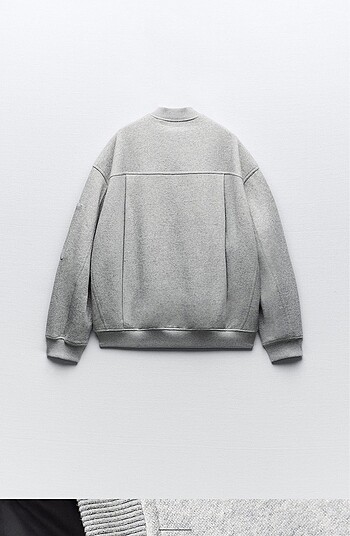 Zara Zara peluş bomber ceket