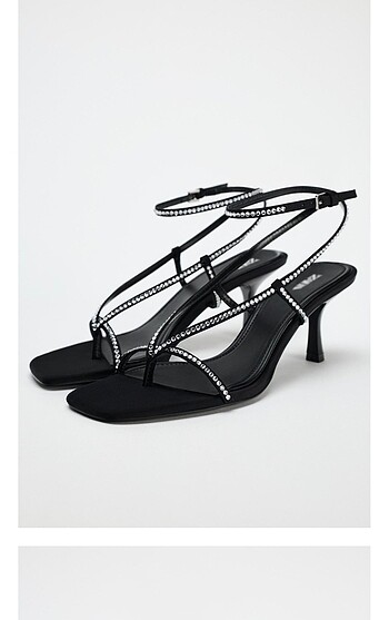 Zara taşlı sandalet