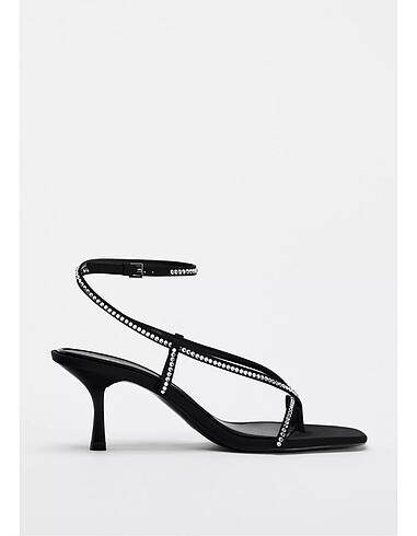 Zara Zara taşlı topuklu ayakkabı