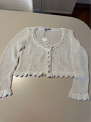 Zara romantik triko hırka