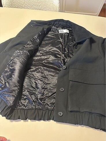 s Beden Zara zw collection kontrast bomber ceket