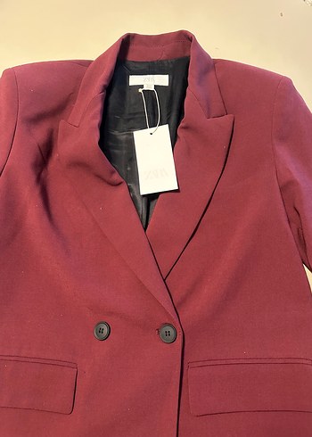 Zara kruvaze oversize blazer - Görsel 2