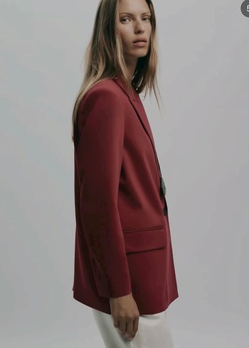 Zara kruvaze oversize blazer - Görsel 8