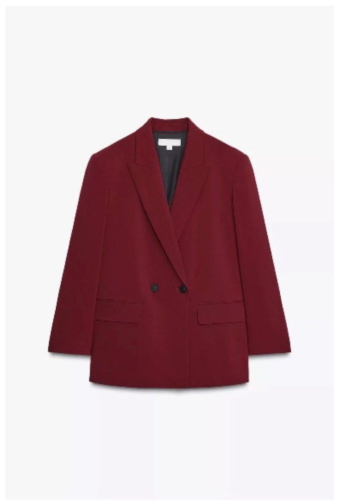 Zara kruvaze oversize blazer - Görsel 4