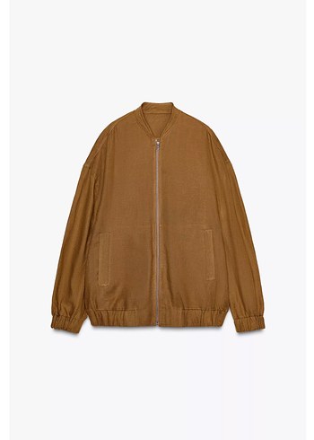 Zw collection oversize keten ceket - Görsel 5