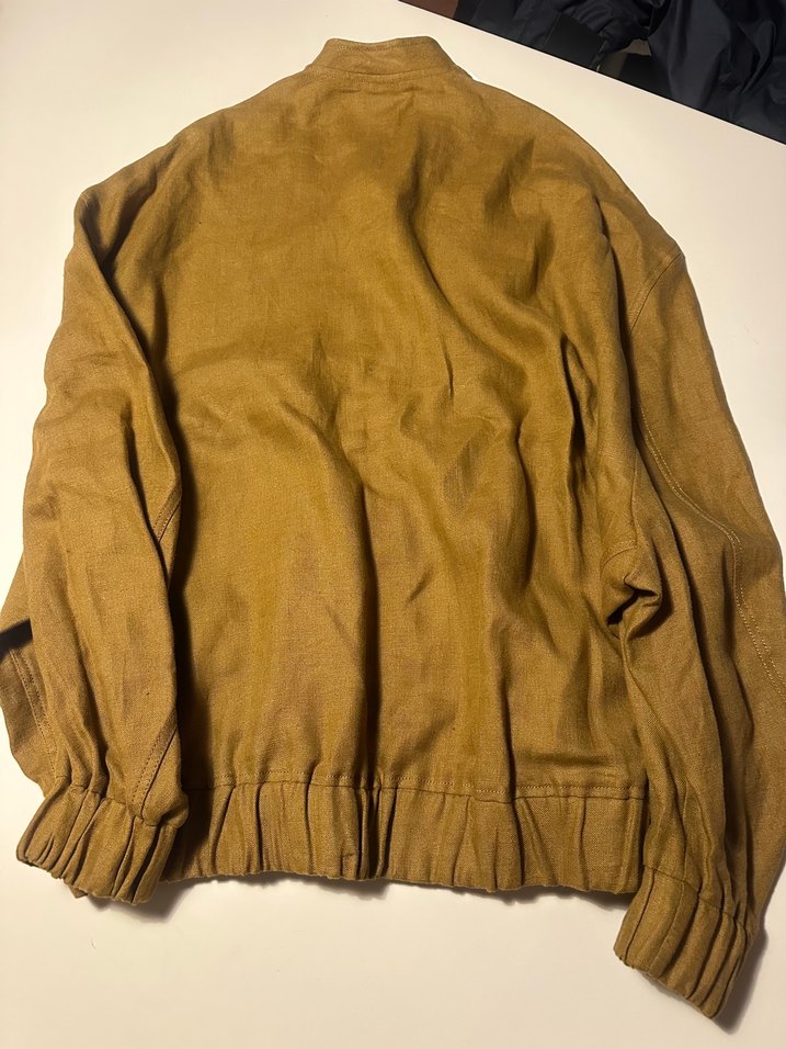 Zw collection oversize keten ceket - Görsel 2