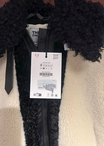 Zara suni kur k patchwork ceket - Görsel 2