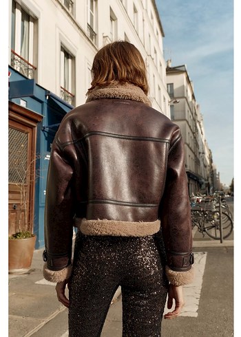 Zara çift taraflı kısa ceket - Görsel 3