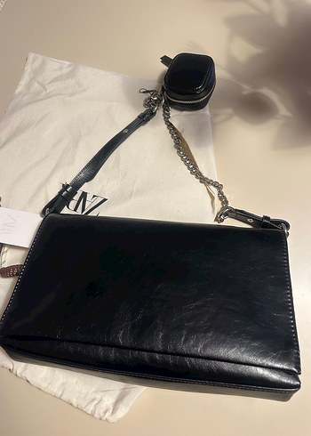 Zara charmlı omuz çantası - Görsel 4