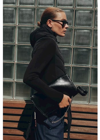 Zara charmlı omuz çantası - Görsel 7