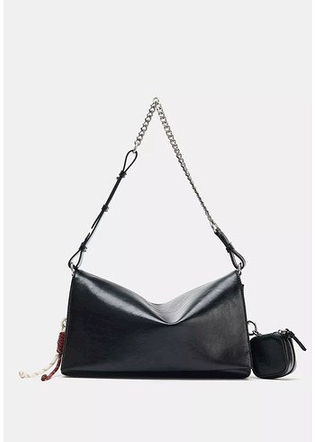 Zara charmlı omuz çantası - Görsel 8