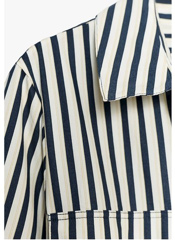 Zara çizgili gömlek elbise fiyatson - Görsel 7