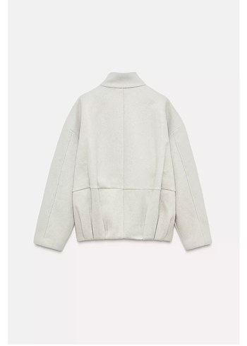 Zara Zara kemerli fermuarlı yumuşak ceket