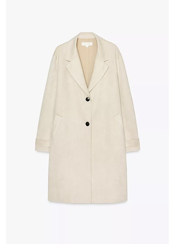 xs Beden camel Renk Zara suni süet kaban