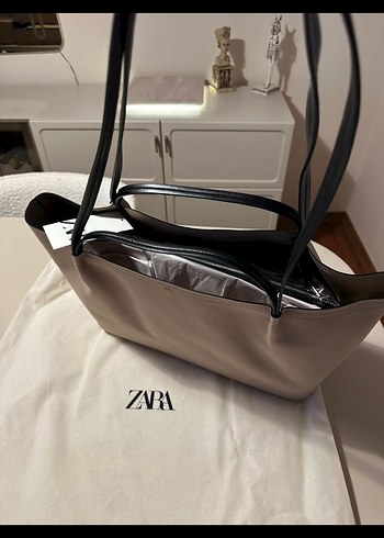 Beden Zara alışveriş çantası